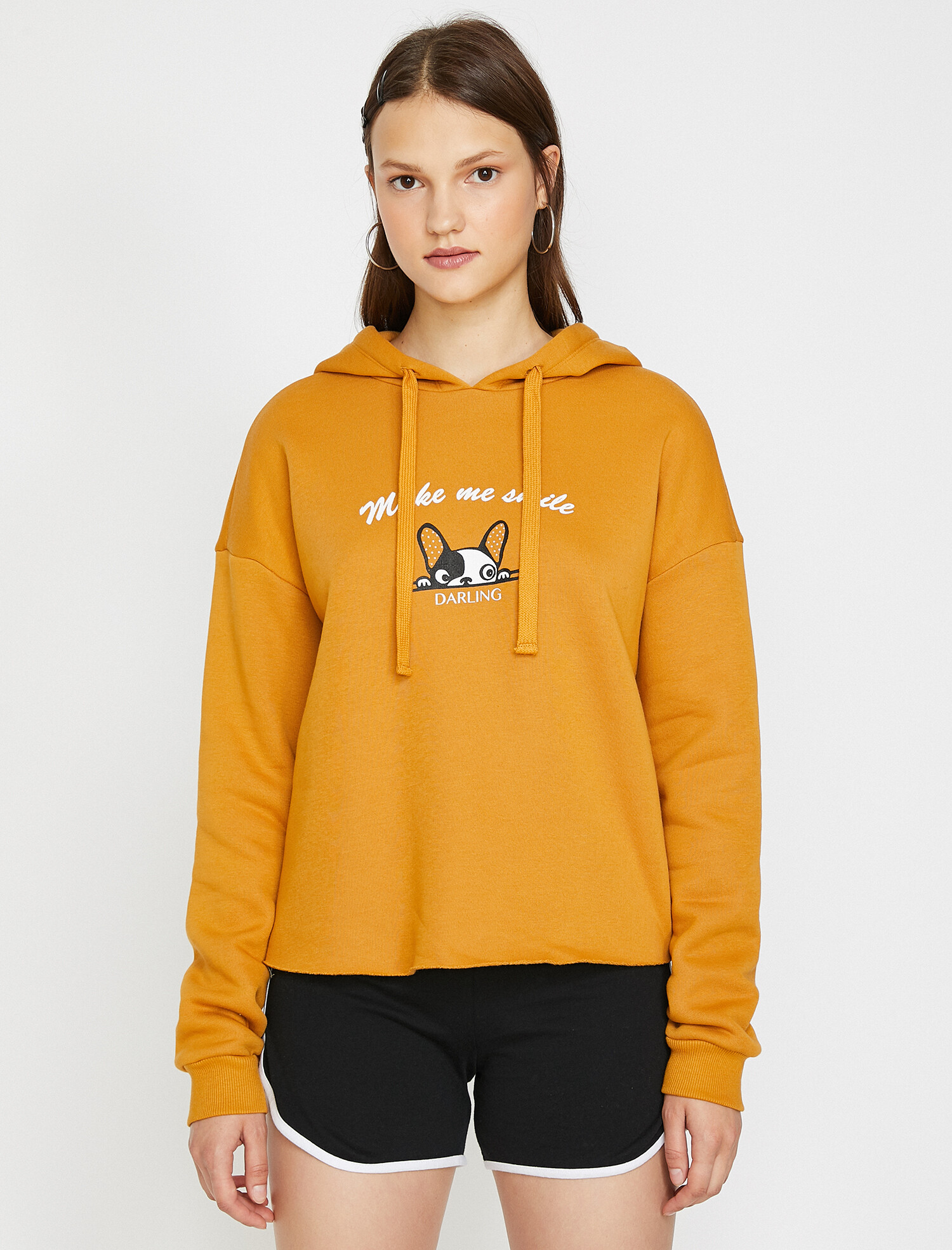 

Худи Koton 0KAL18201IK-179 L Mustard
