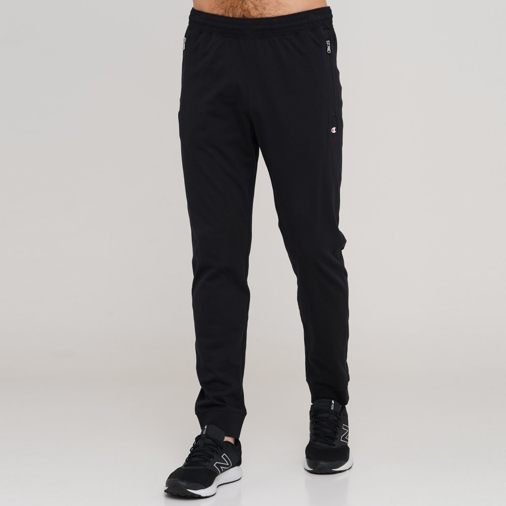 

Мужские спортивные штаны Champion Rib Cuff Pants Черный 48 (cha214383-NBK)