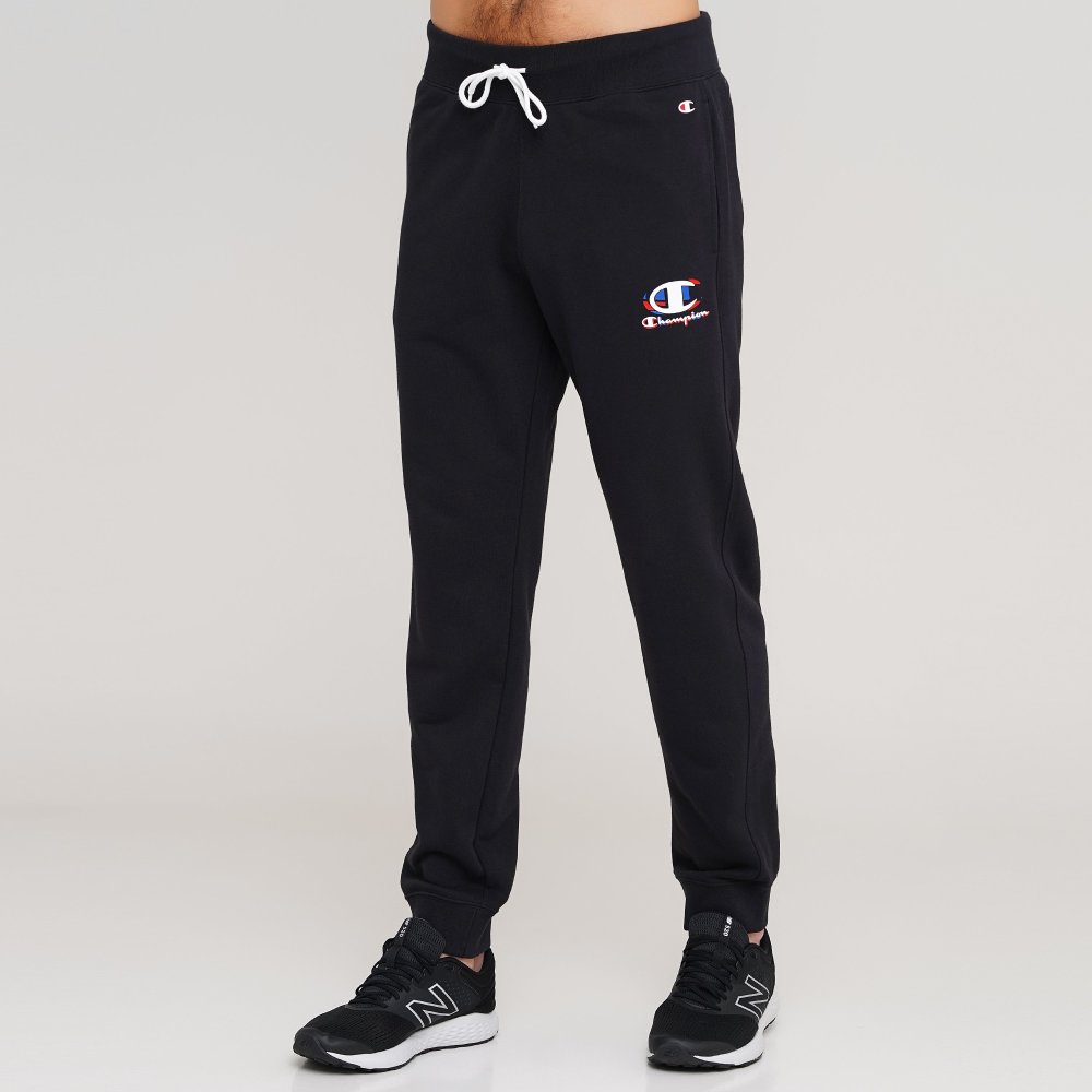 

Мужские спортивные штаны Champion Rib Cuff Pants Черный 45 (cha214299-NBK)