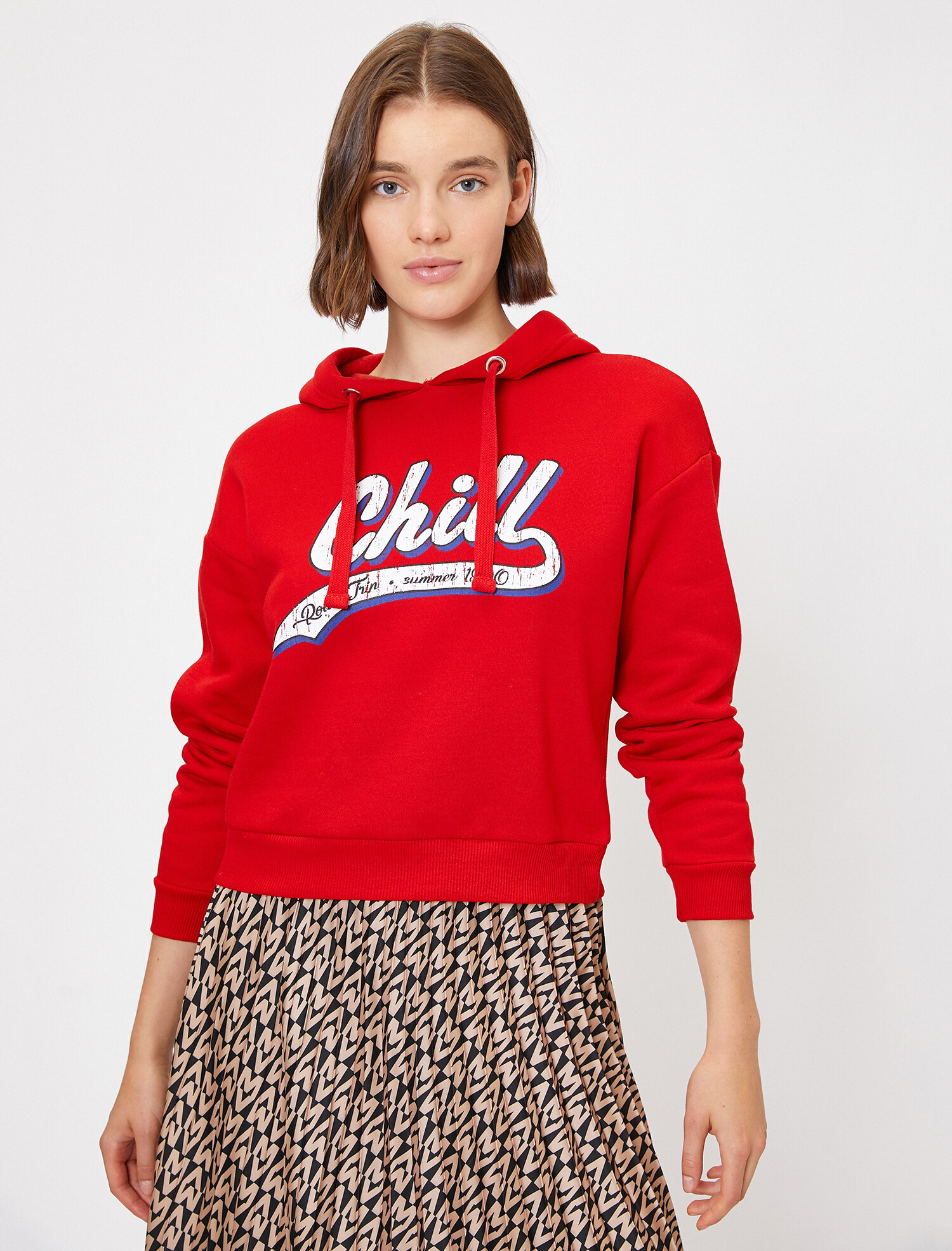 

Худи Koton 0KAL18604IK-445 XS Red