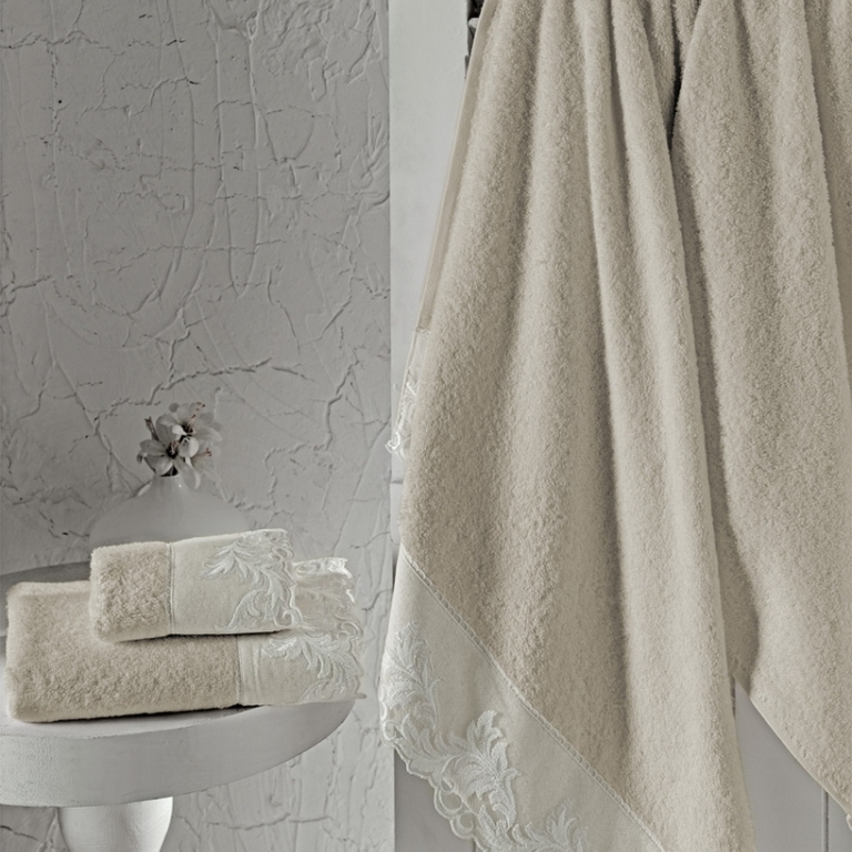

Полотенце Altinbasak Kleopatra beige m004833