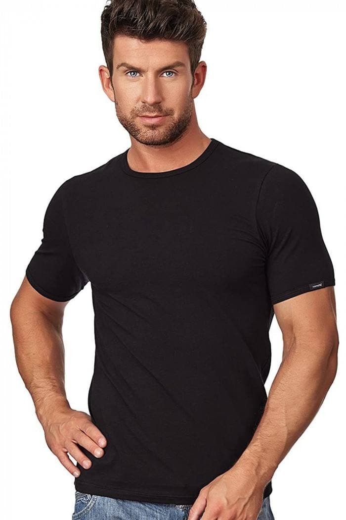 

Футболка мужская Cornette c коротким рукавом и полукруглым вырезом горловины 2XL Черный HIGT EMOTION 532