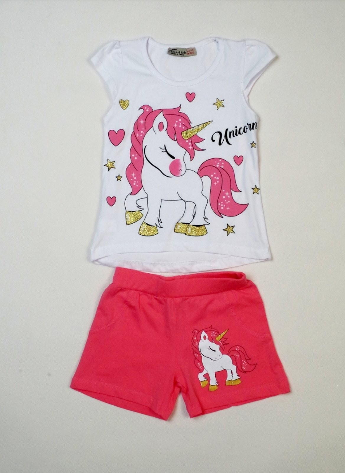 

Комплект (футболка и шорты) Stella kids 210139 80-92 см Белый с красным (21139)