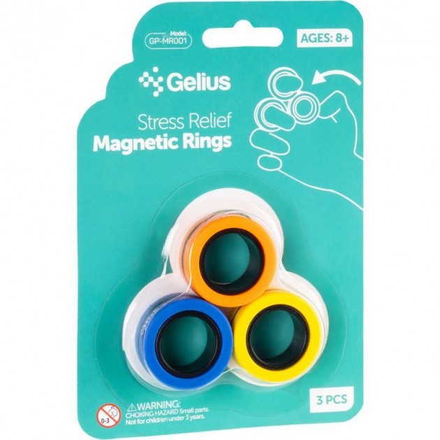 

Магнитные кольца антистрес Gelius, Stress Relief Magnetic Rings