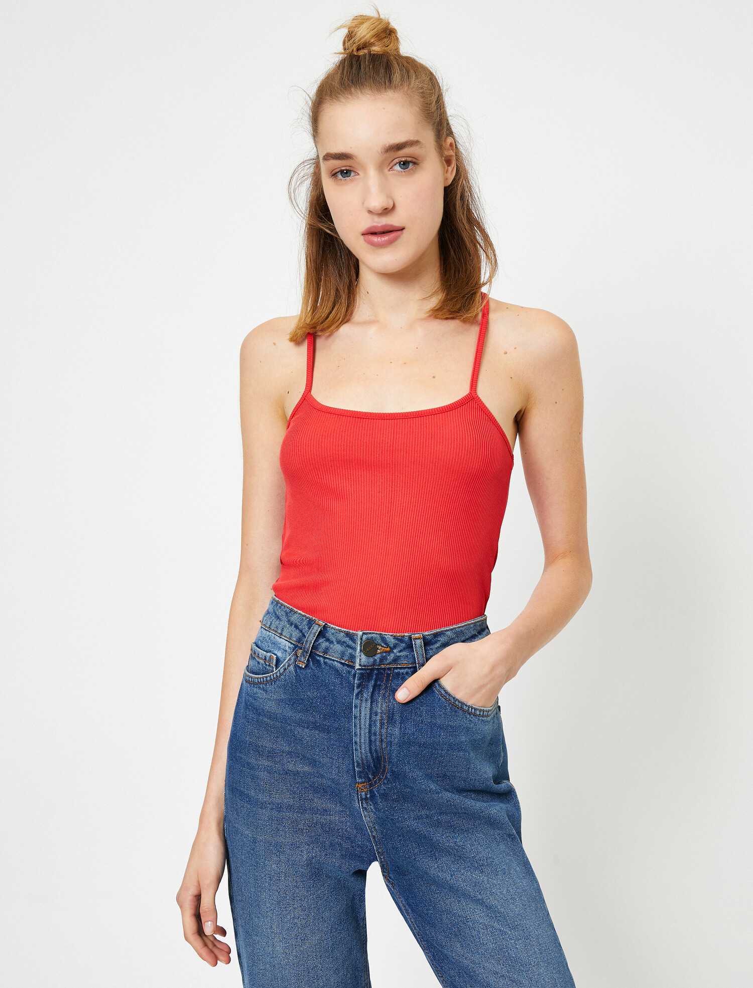 

Майка Koton 9YAL38226IK-413  Red, Майка Koton 9YAL38226IK-413 XS Red