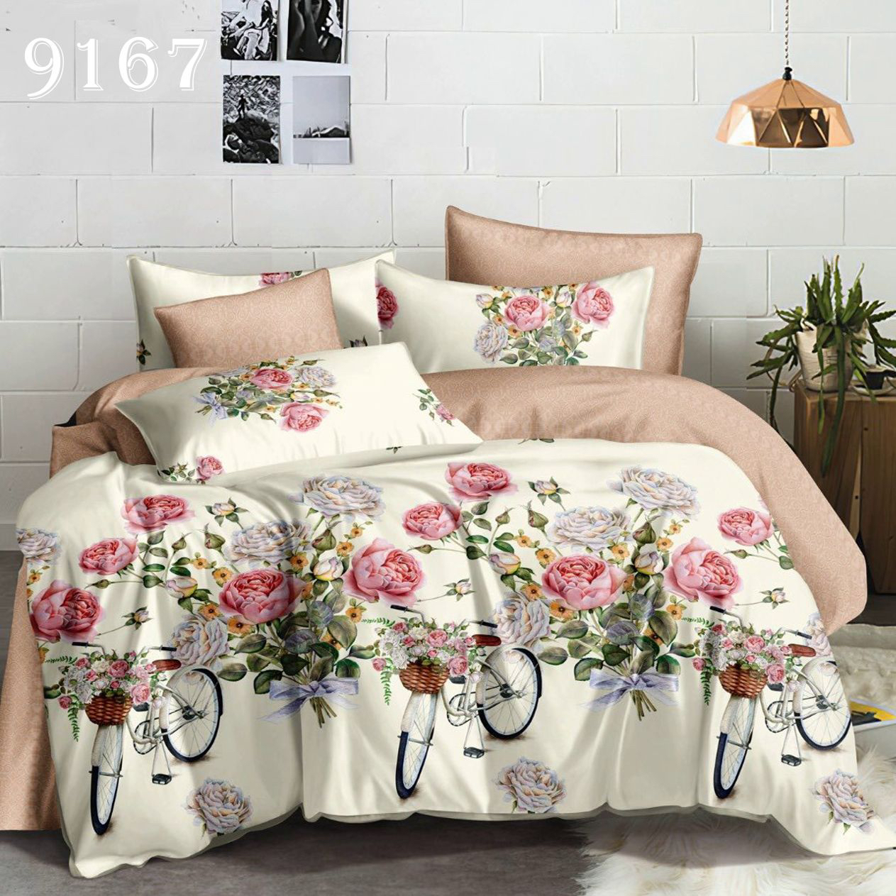

Комплект постельного белья Pretty 9167 Евро
