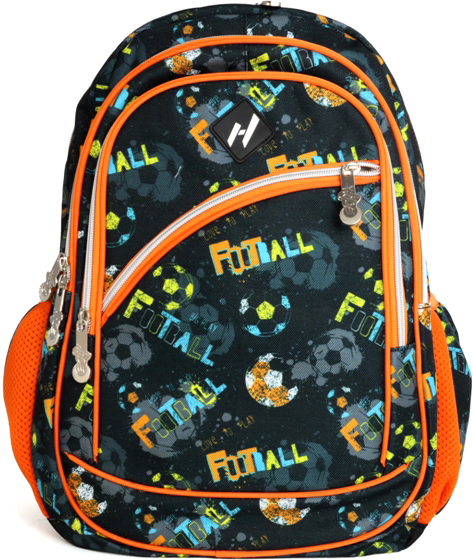 

Рюкзак ортопедический HIPE 850 г 42х29х15 см 18 л Football (2000009828412)