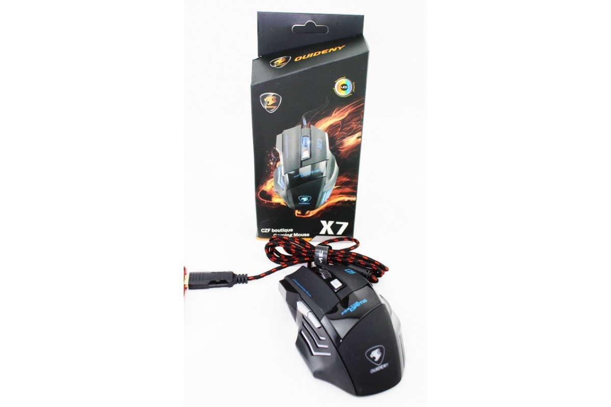 

Мышь игровая Ouideny X7 LED подсветка черный