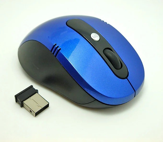 

Беспроводная мышь Wireless Mouse AA-01 2.4 GHZ Синий