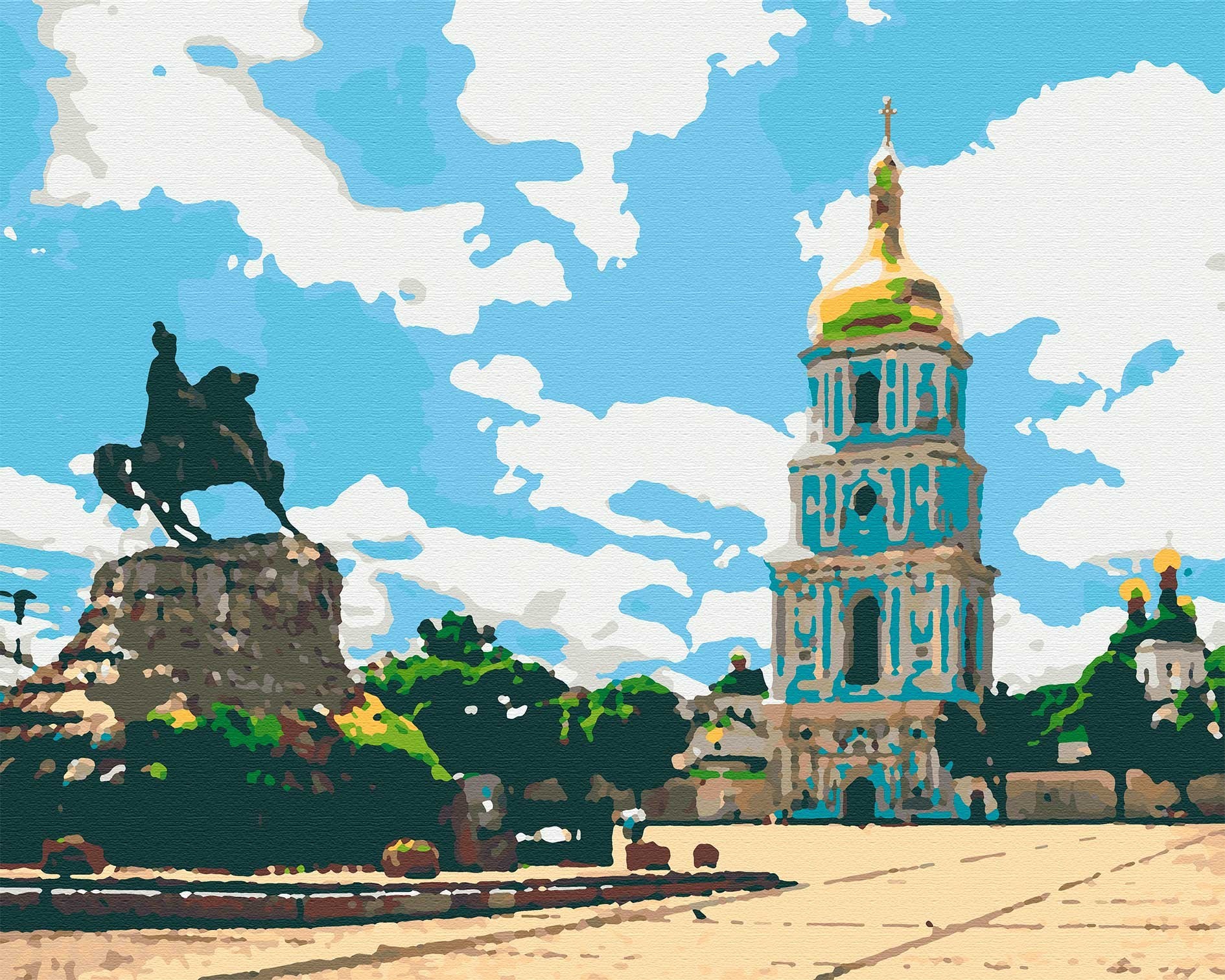 

Картина по номерам 40×50 см. Riviera Blanca , Софіївська площа
