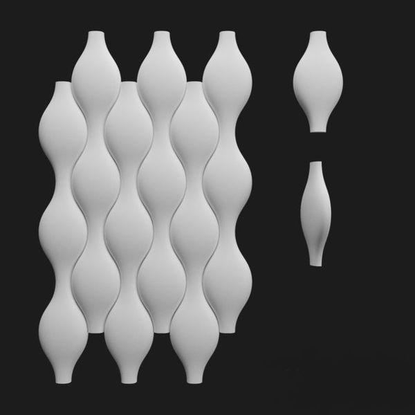

Форма для 3d панелей Кега 28*14 см