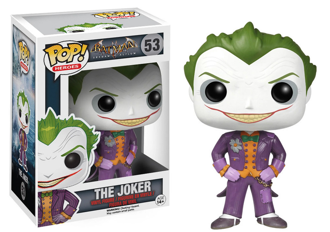 

Фигурка Funko Pop Фанко Поп Бэтмен Психбольница Аркхэм The Joker Джокер Batman Arkham Asylum 10 см BA TJ 53 (CZ00BA TJ 53)