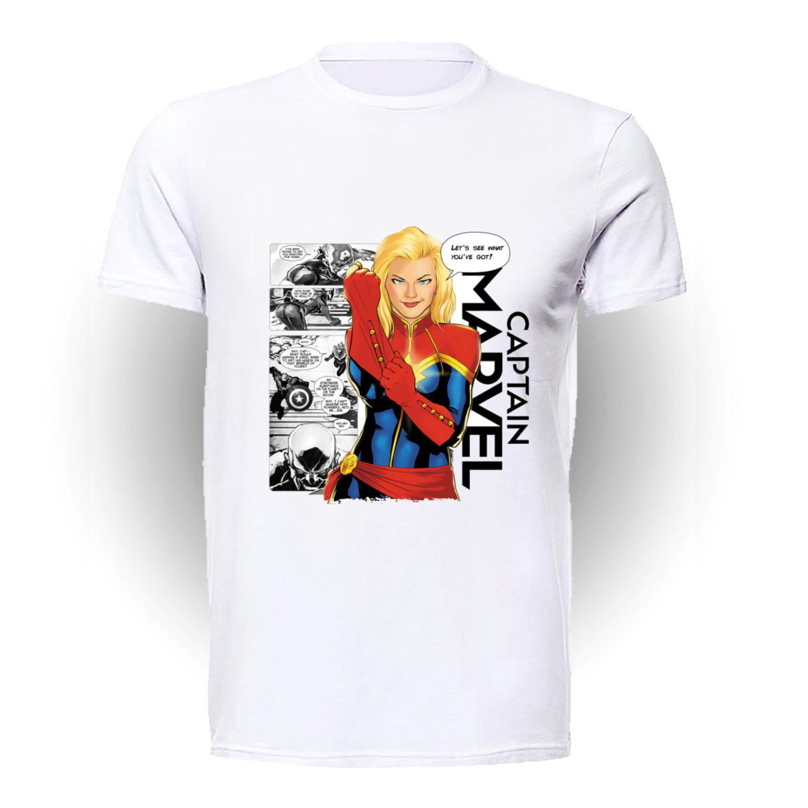 

Футболка GeekLand Captain Marvel Капитан Марвел Ms. Marvel СМ.01.06 (FU21СМ.01.06/man-M)