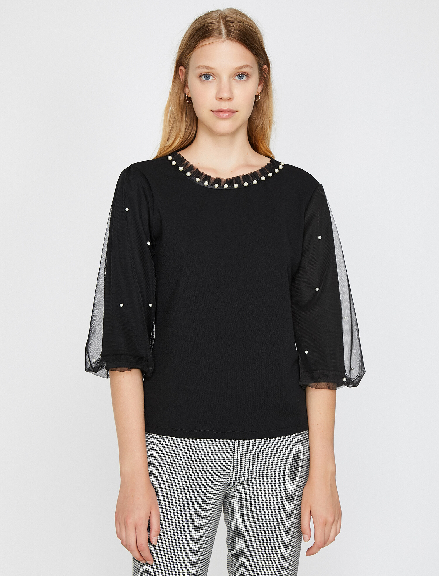 

Лонгслив Koton 0KAK13895EK-999 S Black