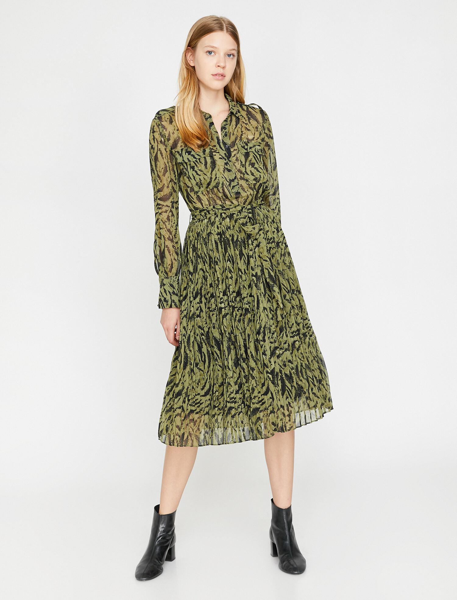 

Платье Koton 0KAK88039PW-05V 42 Khaki Design