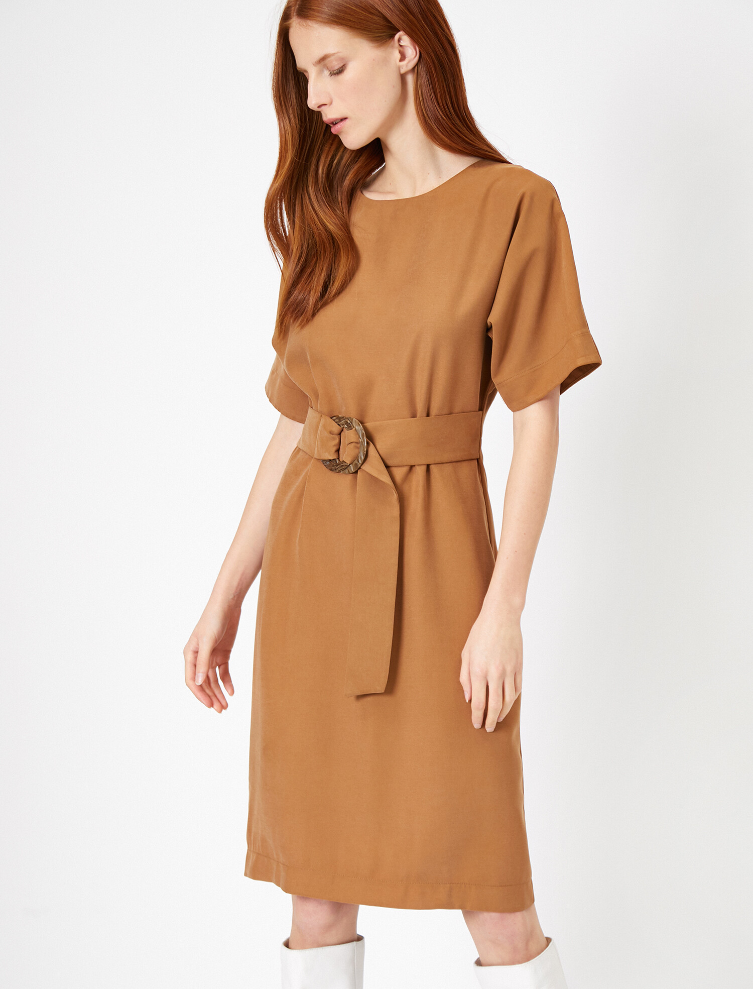 

Платье Koton 0KAK88905PW-918  Caramel, Платье Koton 0KAK88905PW-918 34 Caramel