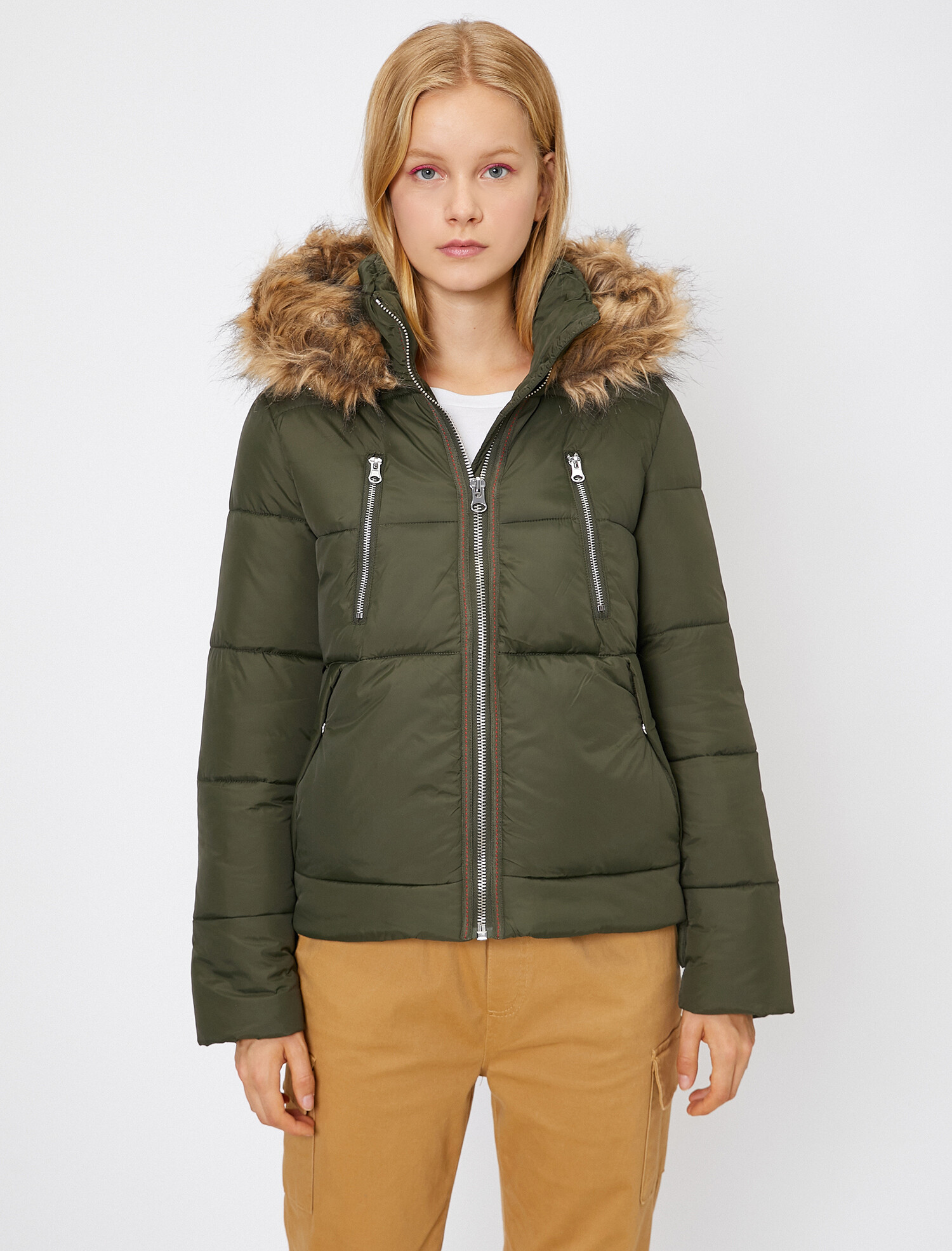 

Куртка Koton 0KAL08169UW-150 36 Pistachio