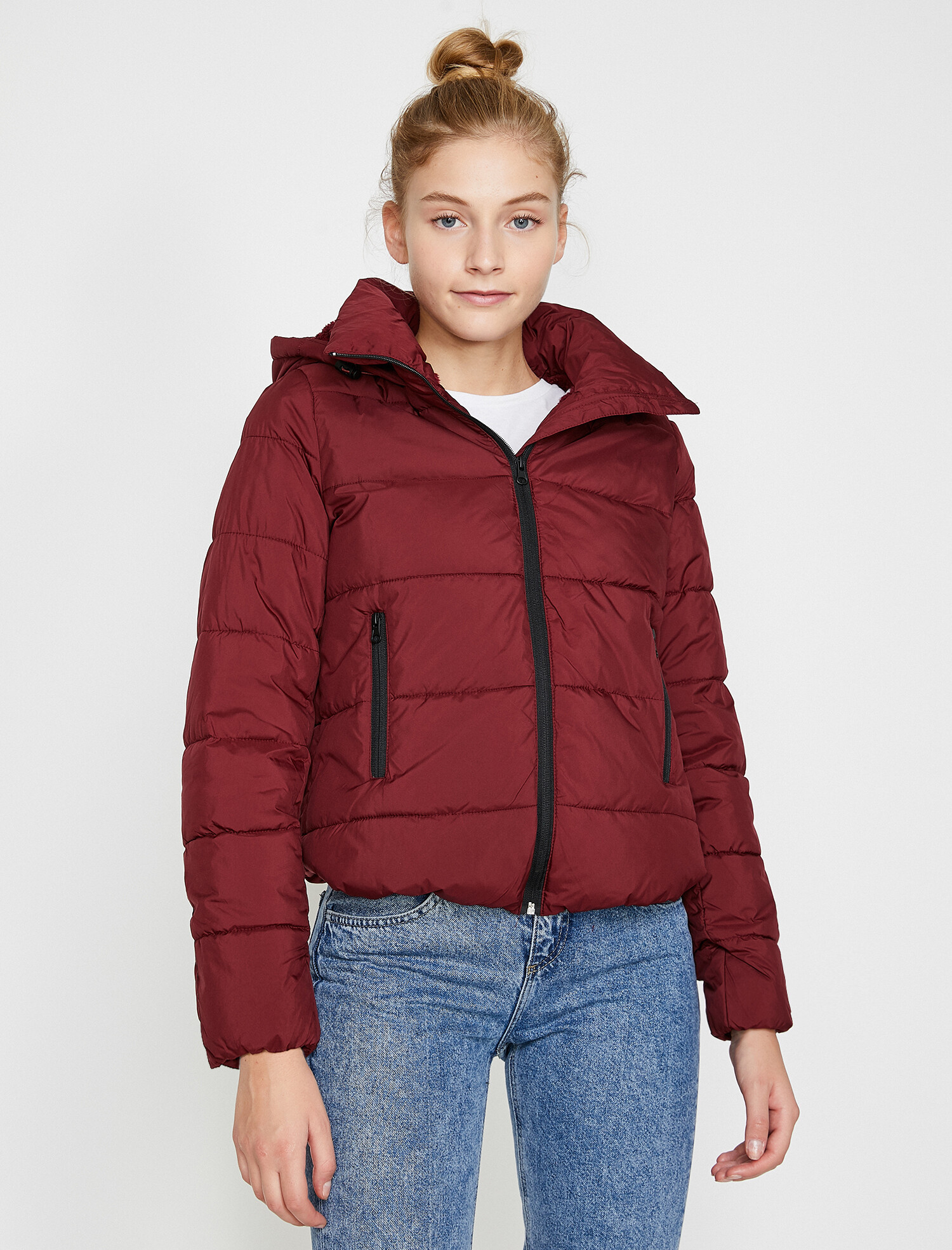 

Куртка Koton 0KAL08205UW-456 36 Wine