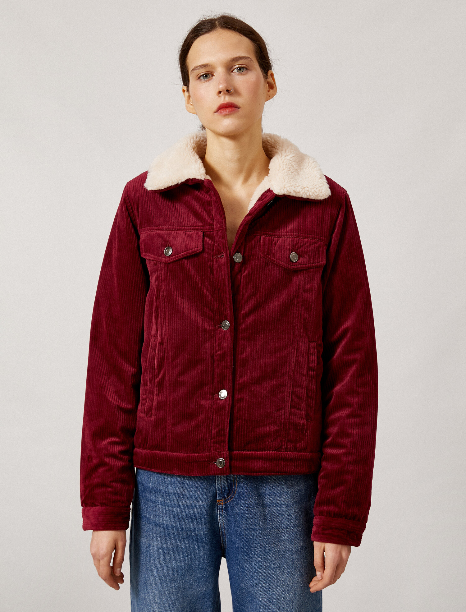 

Куртка Koton 0KAL58211IW-456 36 Wine