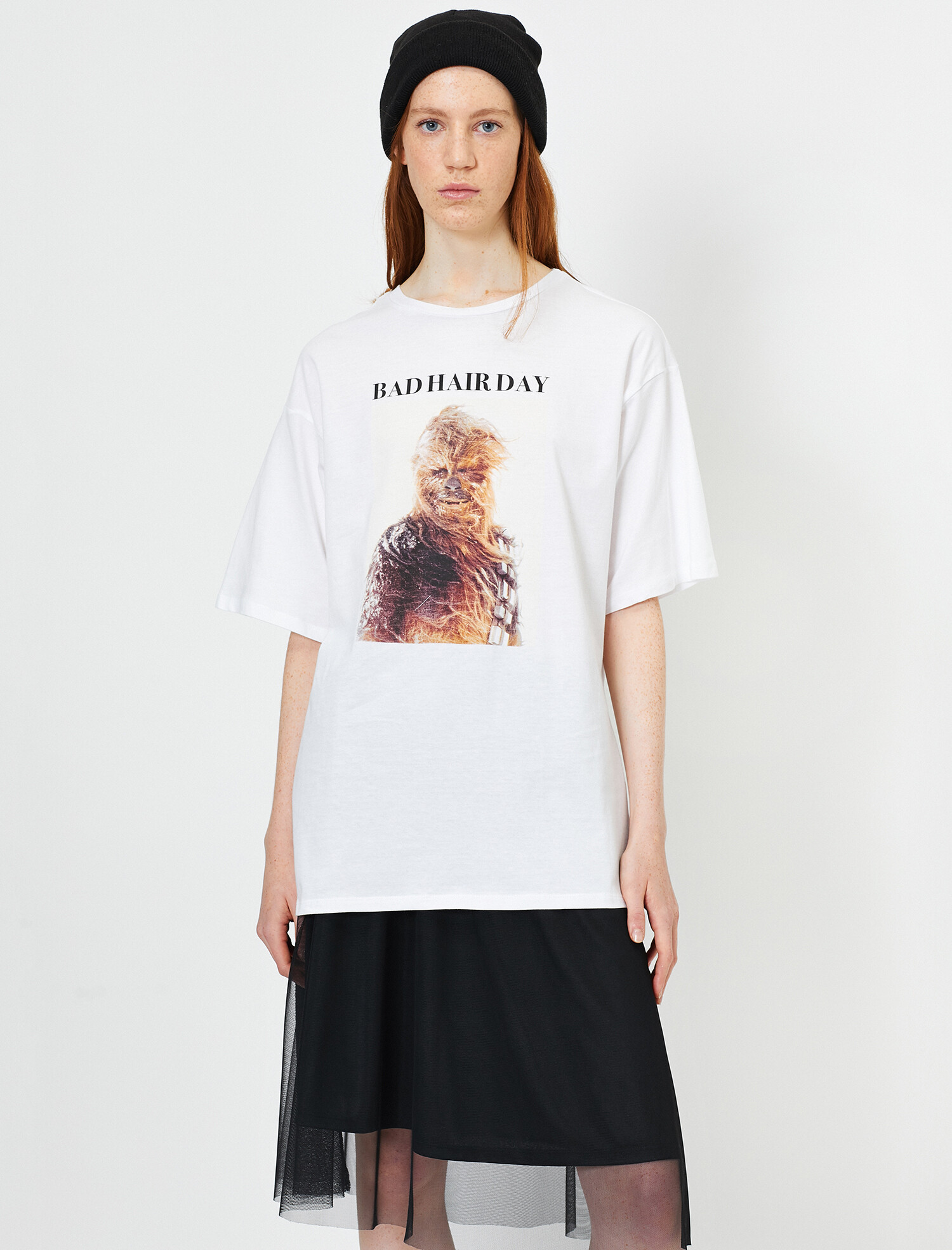 

Футболка Koton 0YAL18416IK-001 M Off White