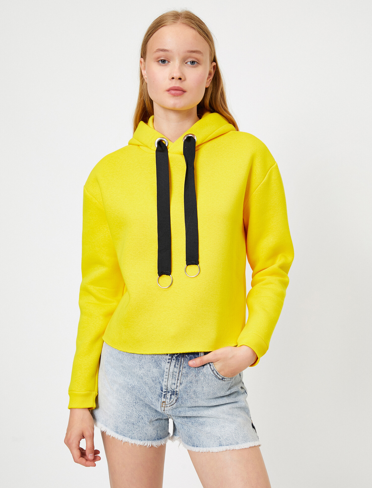 

Худи Koton 0YAL68155IK-155 M Yellow