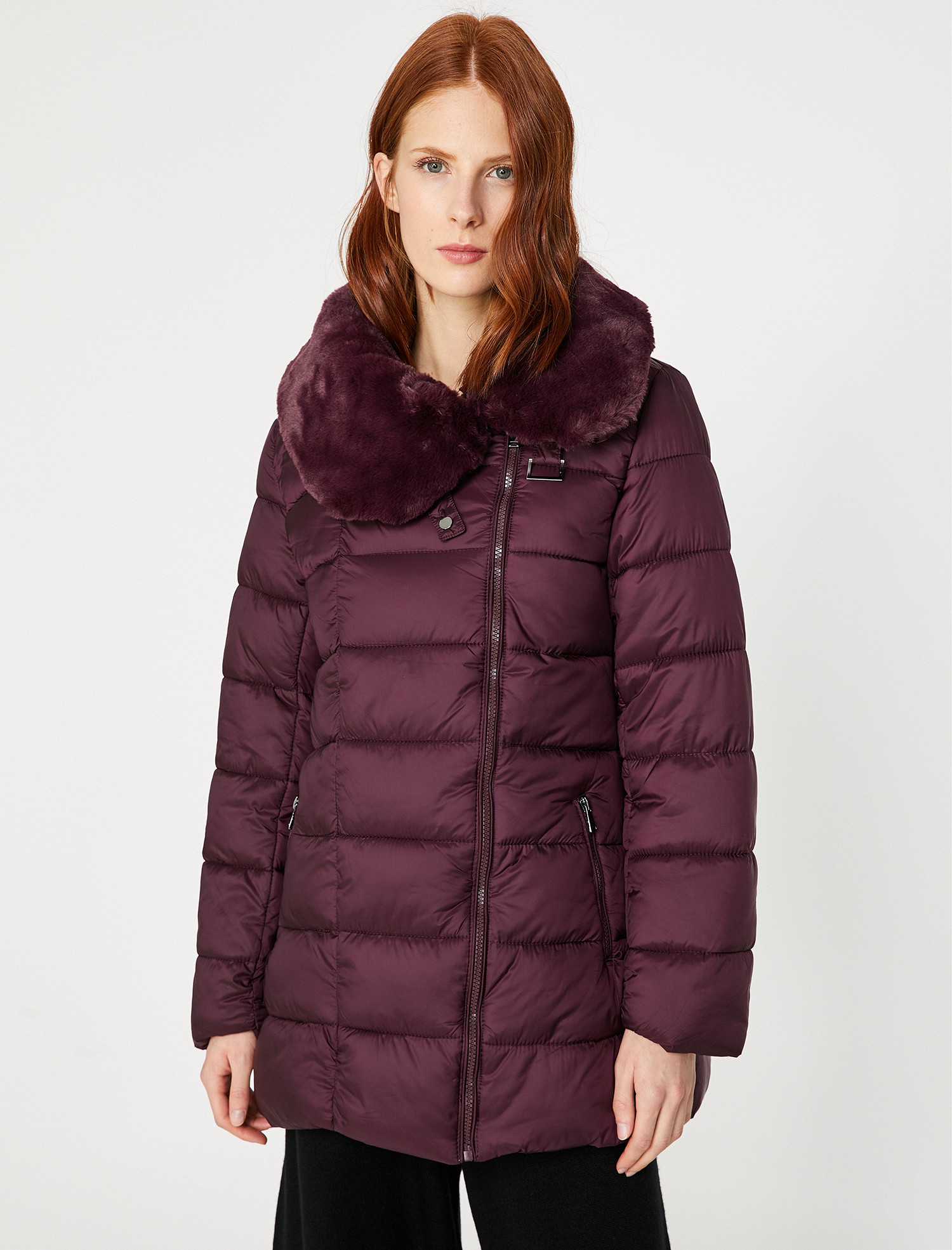 

Куртка Koton 9KAK06902GW-485 38 Bordeux