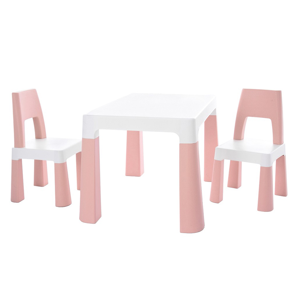 

Комплект детской мебели стол и 2 стульчика Poppet Mono Pink