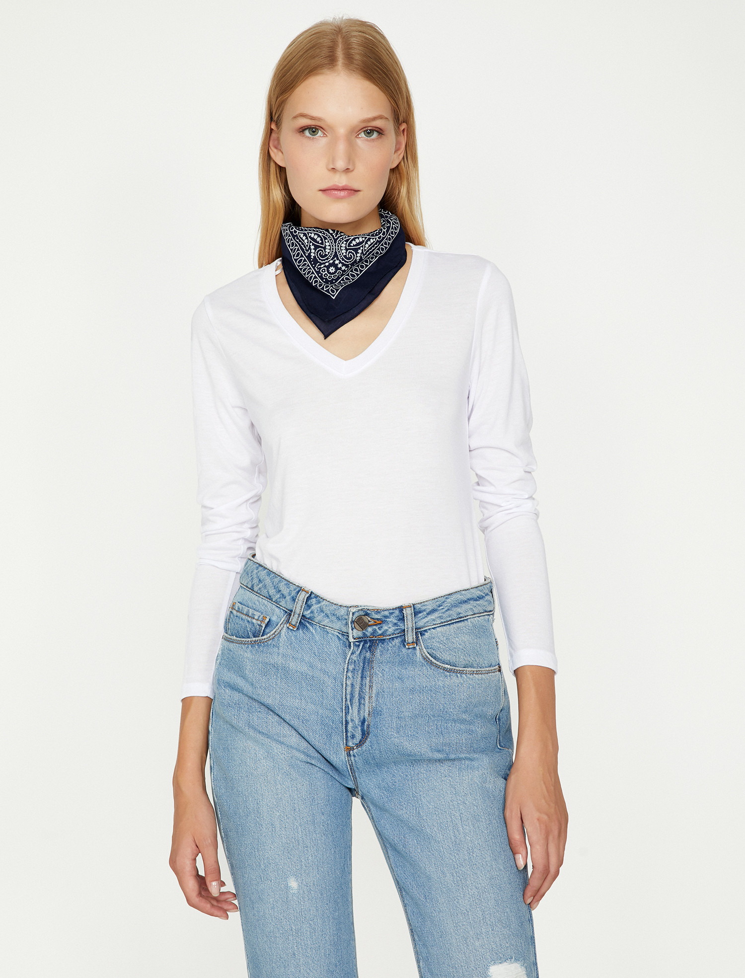 

Лонгслив Koton 9KAK13041GK-001  Off White, Лонгслив Koton 9KAK13041GK-001 XL Off White