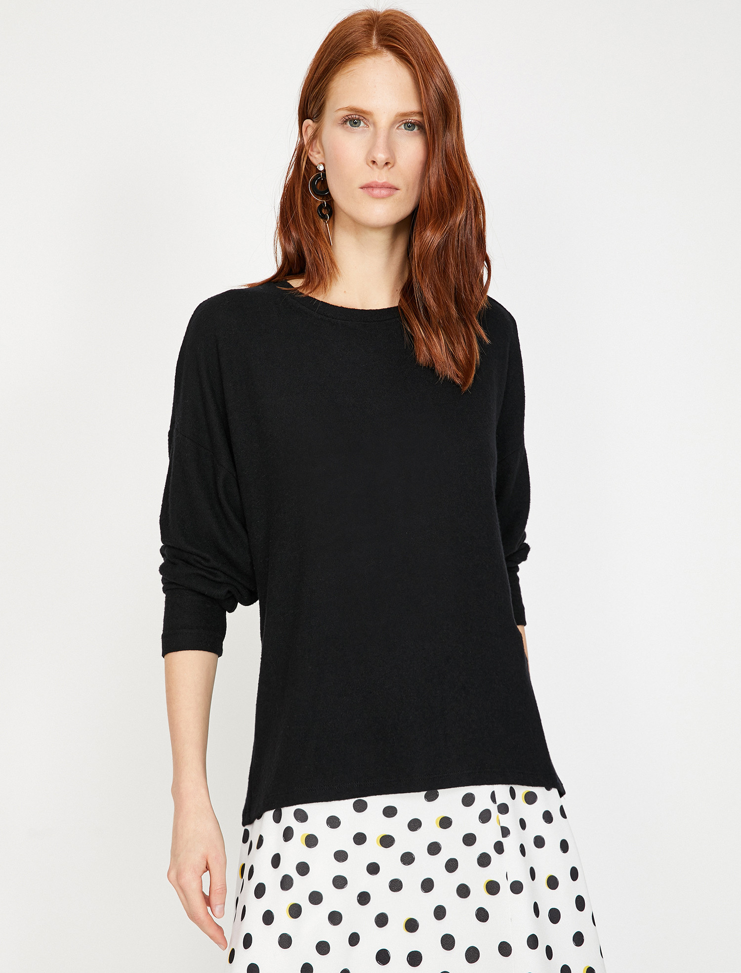 

Лонгслив Koton 9KAK13532OK-999  Black, Лонгслив Koton 9KAK13532OK-999 XS Black