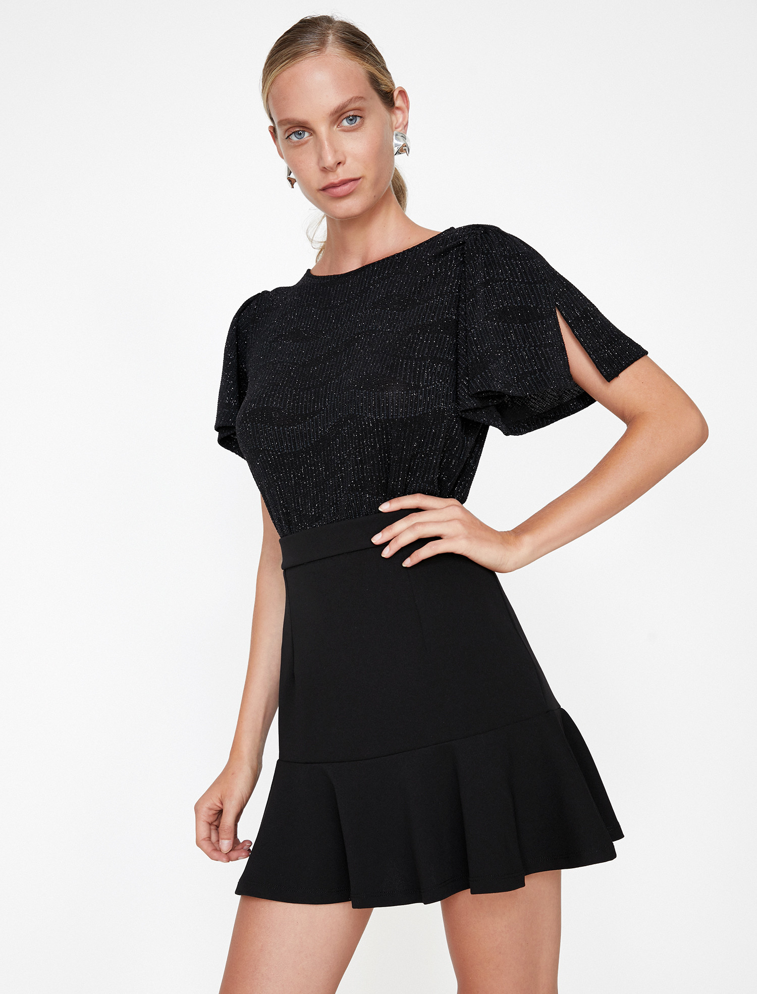 

Футболка Koton 9KAK34072FK-999 XS Black