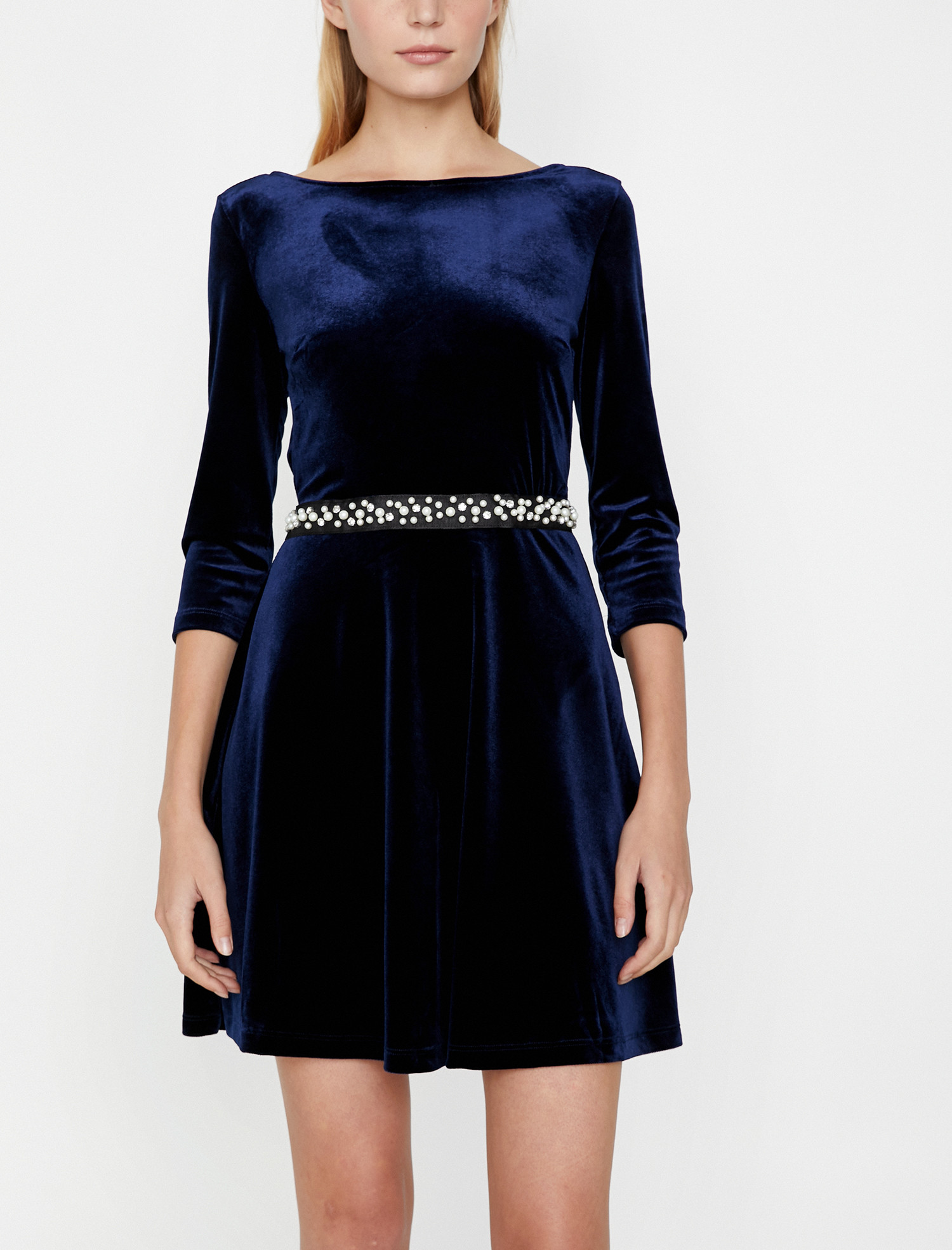 

Платье Koton 9KAK84507FK-616 L Navy Blue