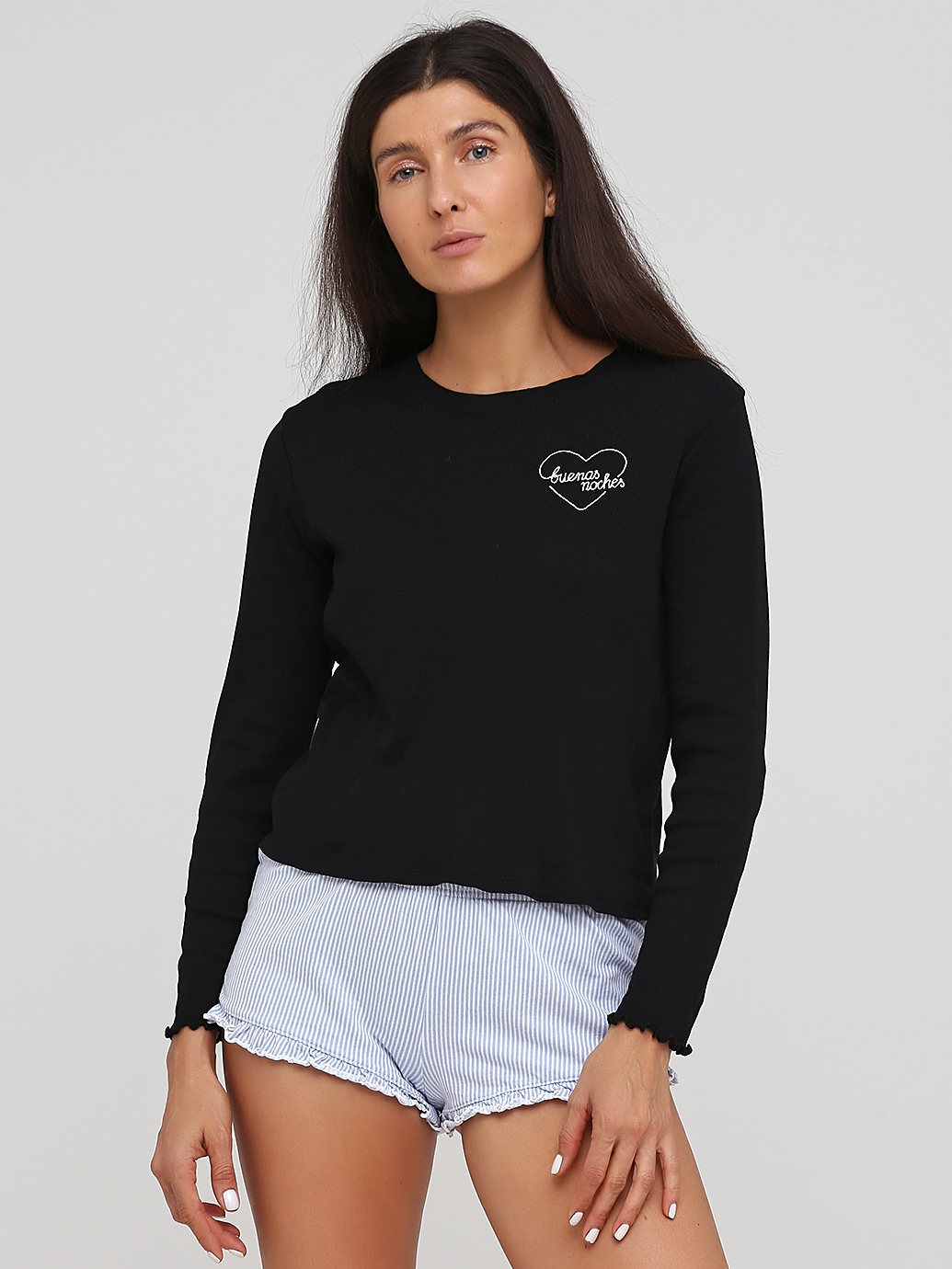 

Пижамный лонгслив H&M 0774503_лонгслив_01 M Черный