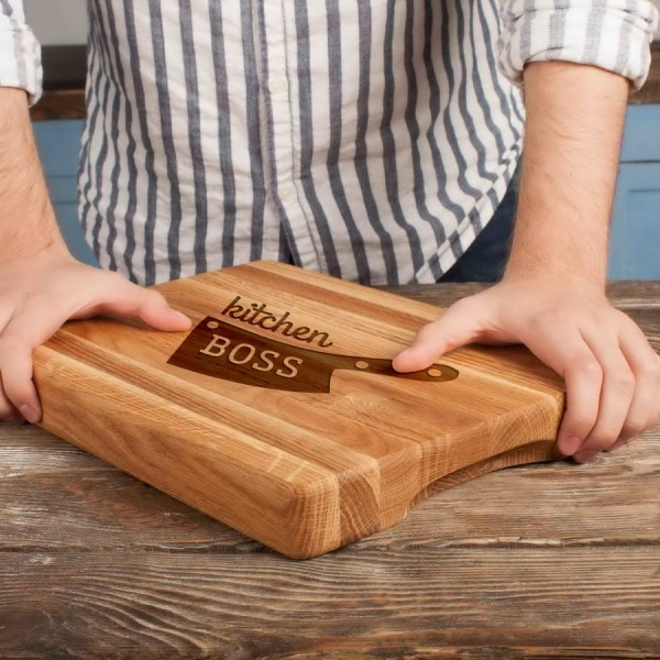 

Доска разделочная Kitchen boss 35х25х4 см (7161)