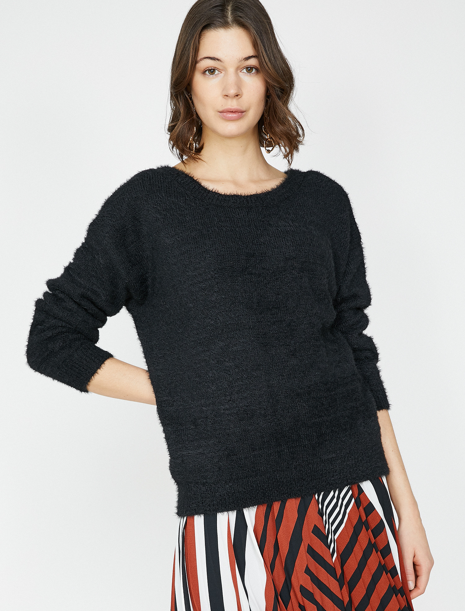 

Джемпер Koton 9KAK92885HT-999 L Black