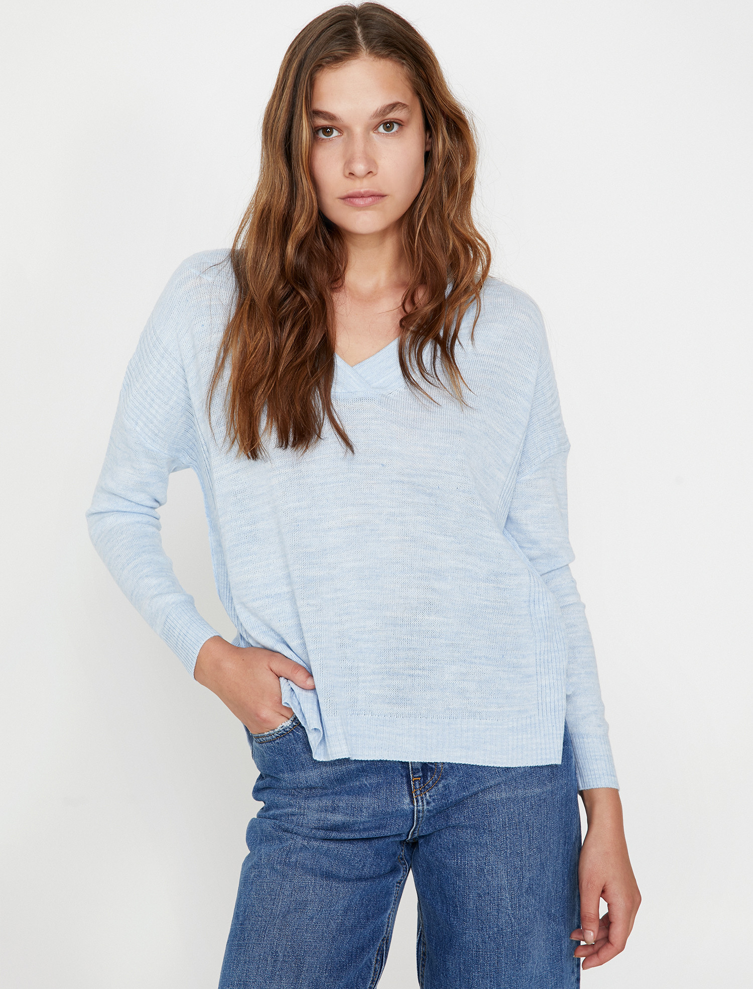 

Пуловер Koton 9KAK92978HT-610 XL Lblue