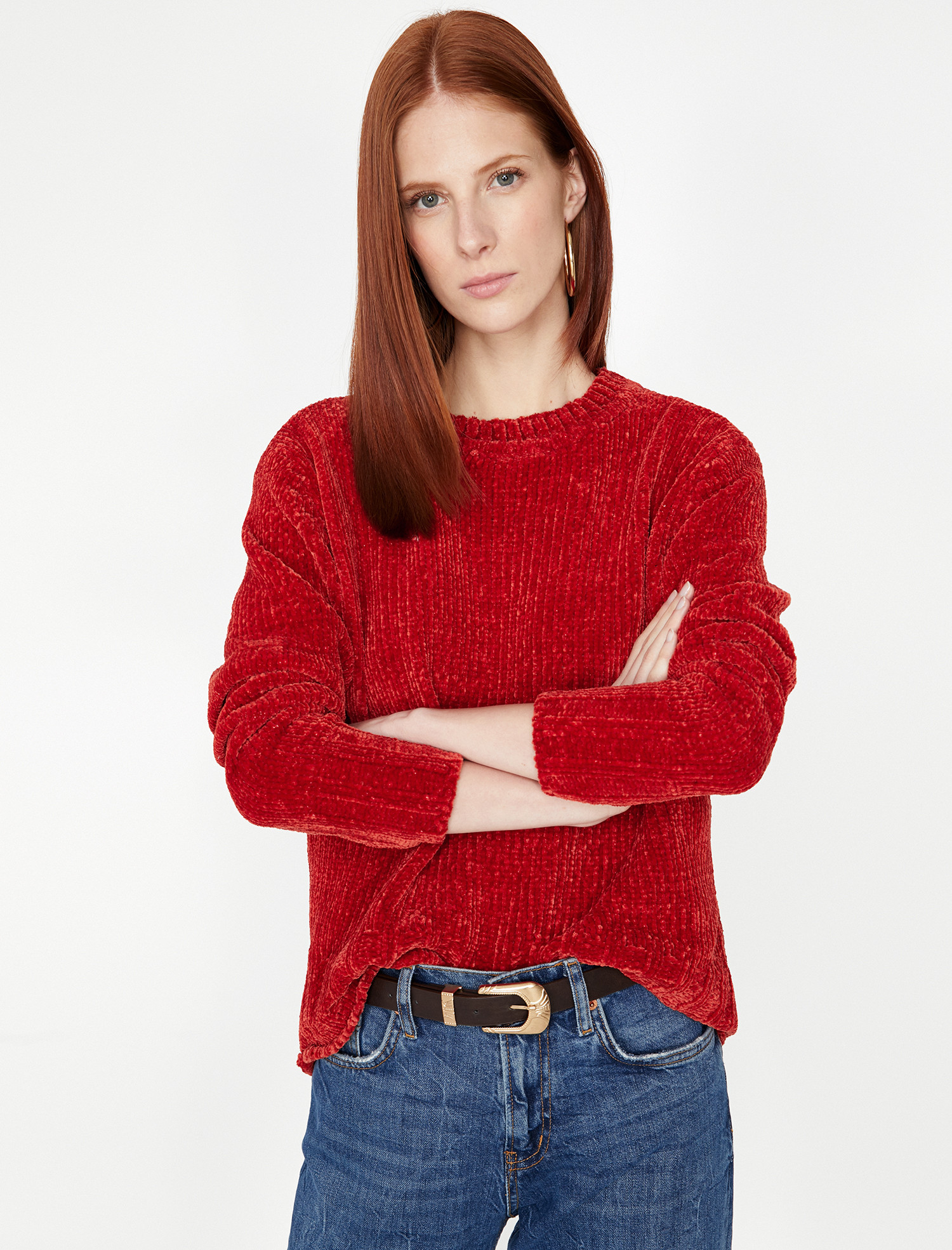 

Джемпер Koton 9KAK94539OT-557 L Tobacco