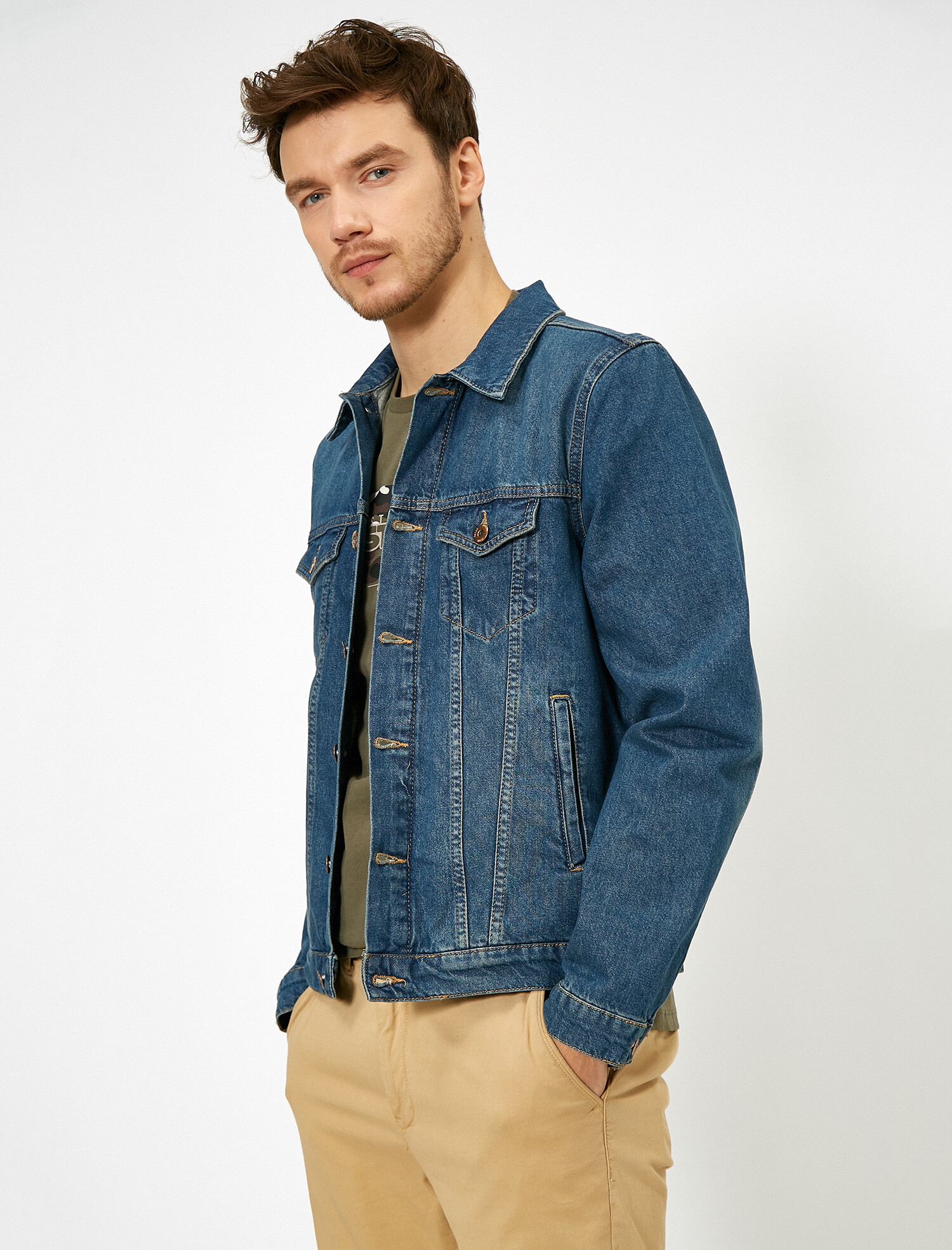 

Куртка джинсовая Koton 0YAM53034LD-740 L Indigo
