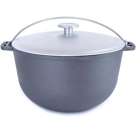 

Казан чугунный Биол походный с алюминиевой крышкой 8 литров 07081