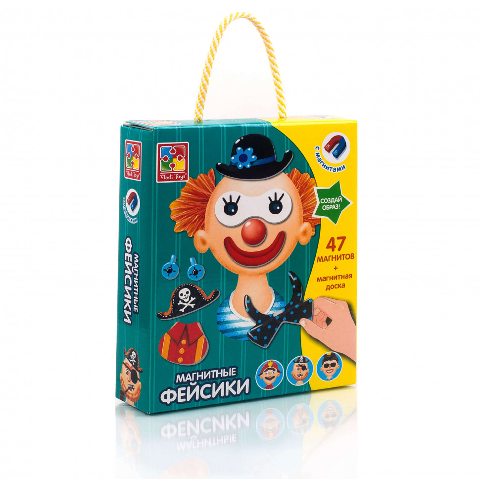 

Магнитная игра Vladi Toys "Фэйсики" (рус) VT3702-09 135835