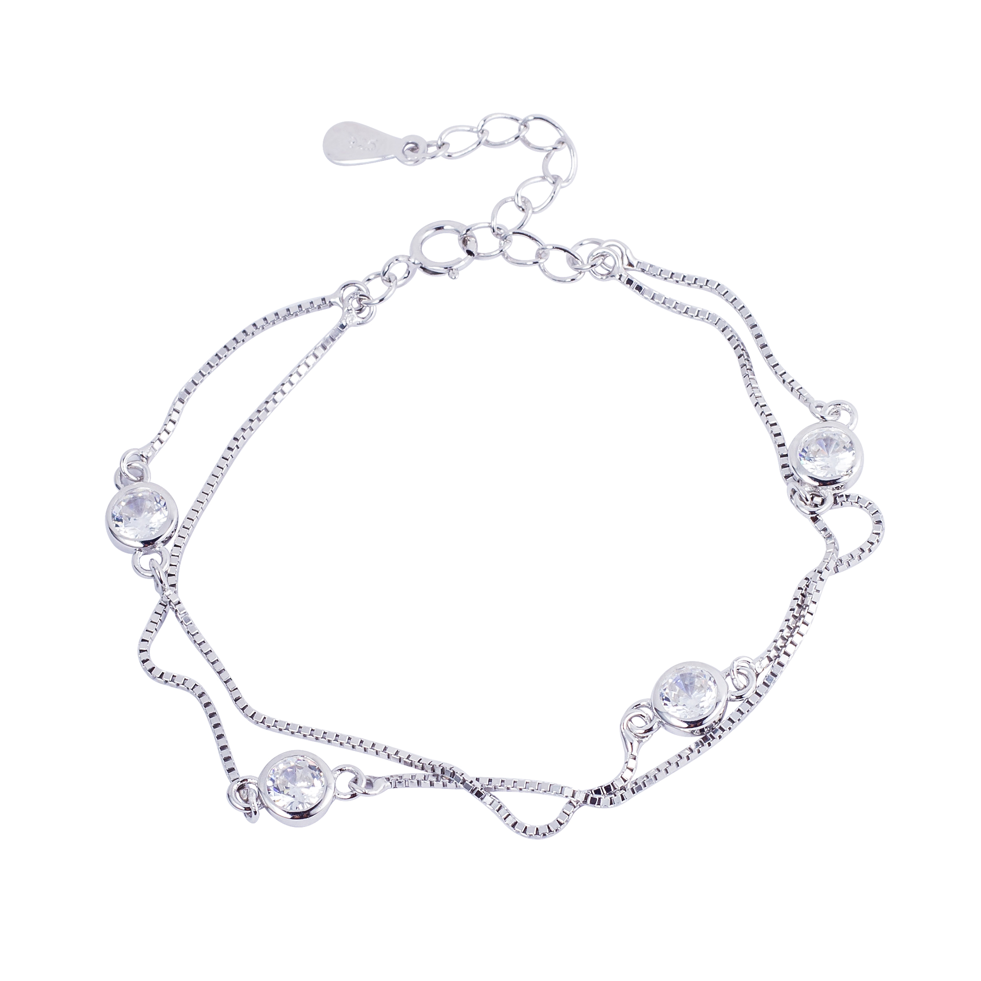 

Браслет TOP Silver размер 15,0 2,95 г 550142б