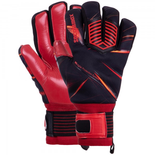 

Перчатки вратарские GK-016 SOCCERMAX р-р 9 Красный-черный (SKL02854)