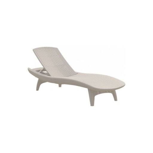 

Шезлонг leroy Keter Pacific Lounger белый 12192516