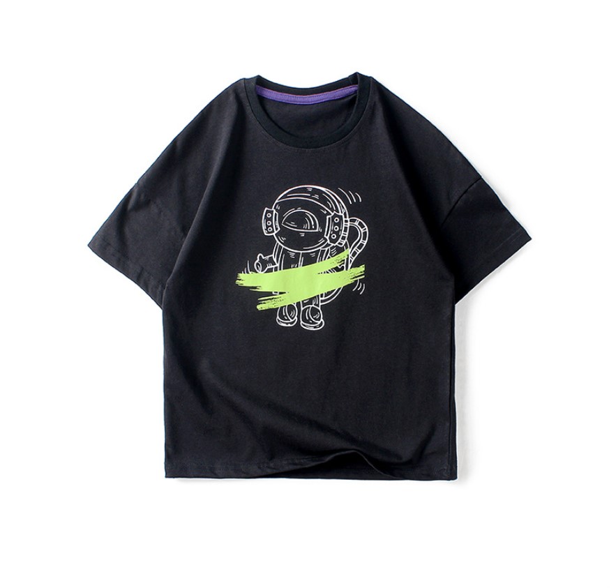 

Футболка детская Cosmonaut, черный AKL (120) Черный