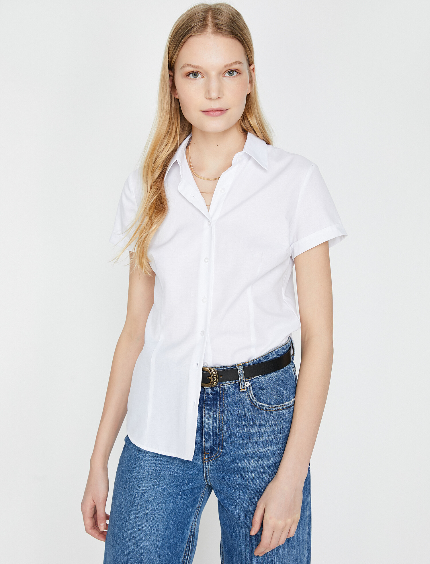 

Рубашка Koton 9YAK62118YW-000 42 White