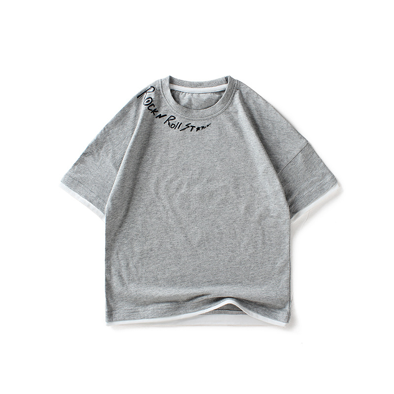 

Футболка детская Rock and Roll, серый AKL (130) Серый