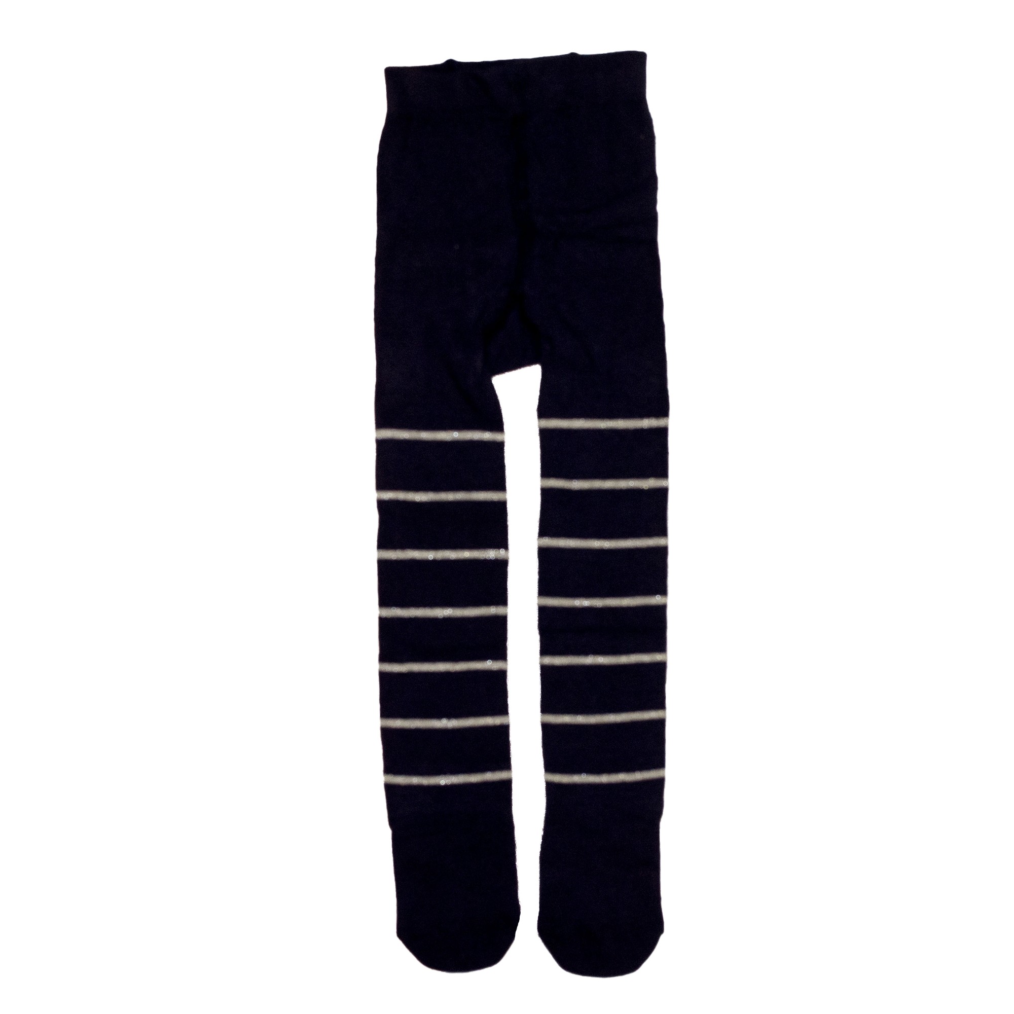 

Детские колготки ( 1 шт ) George тёмно-синего цвета с блестящими серебристыми полосками 3-4 года (98-104 см) 1837