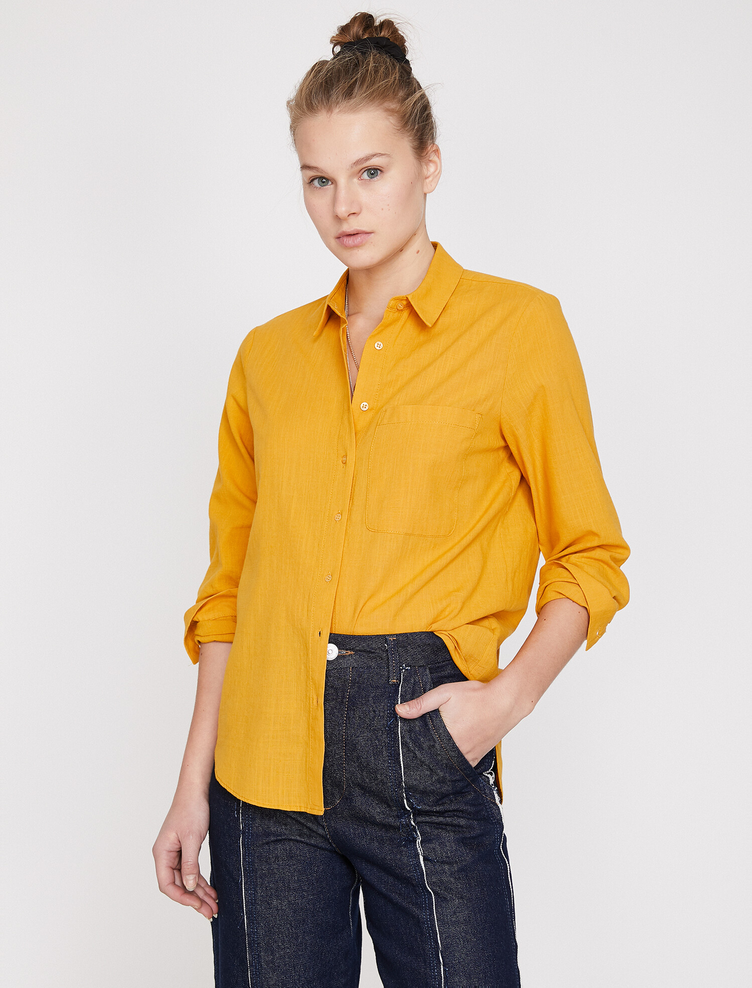 

Рубашка Koton 9YAL68071IW-159 38 Mustard