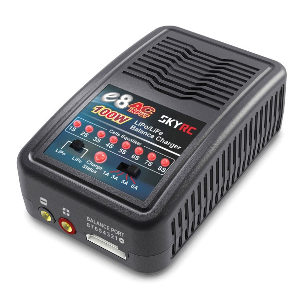

Зарядное устройство Скай-Эр-Си SkyRC 100W для LiPo 1-8S аккумуляторов (SK-100096)