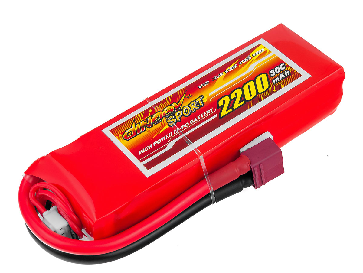 

Аккумулятор Dinogy Li-Pol 2200mAh 11.1V 3S 30C 22×36×110мм T-Plug (DLC-3S2200D-T)