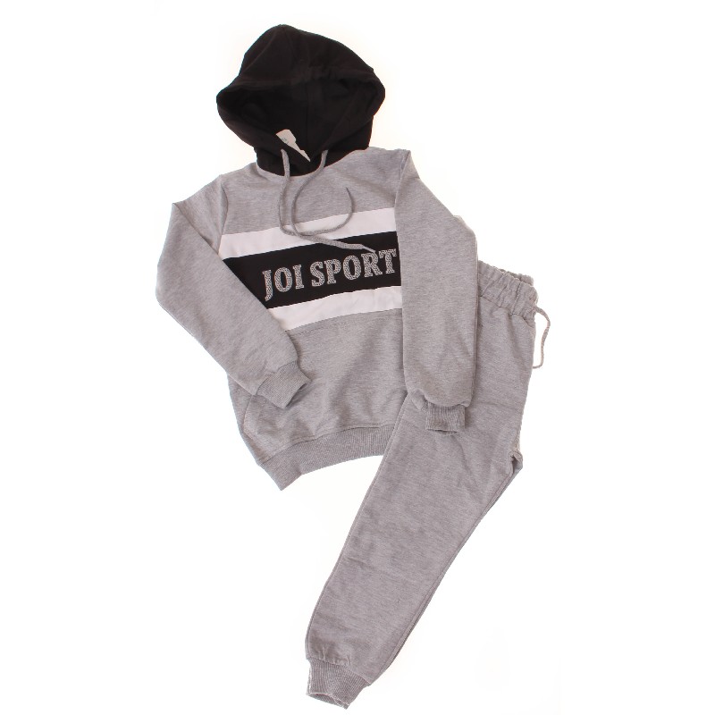 

Футболка с длинным рукавом + Брюки для мальчика JOI S-207 134 см м-серый (318022)